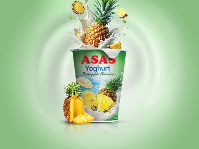 ASAS Yogurt Pineapple Flavour
