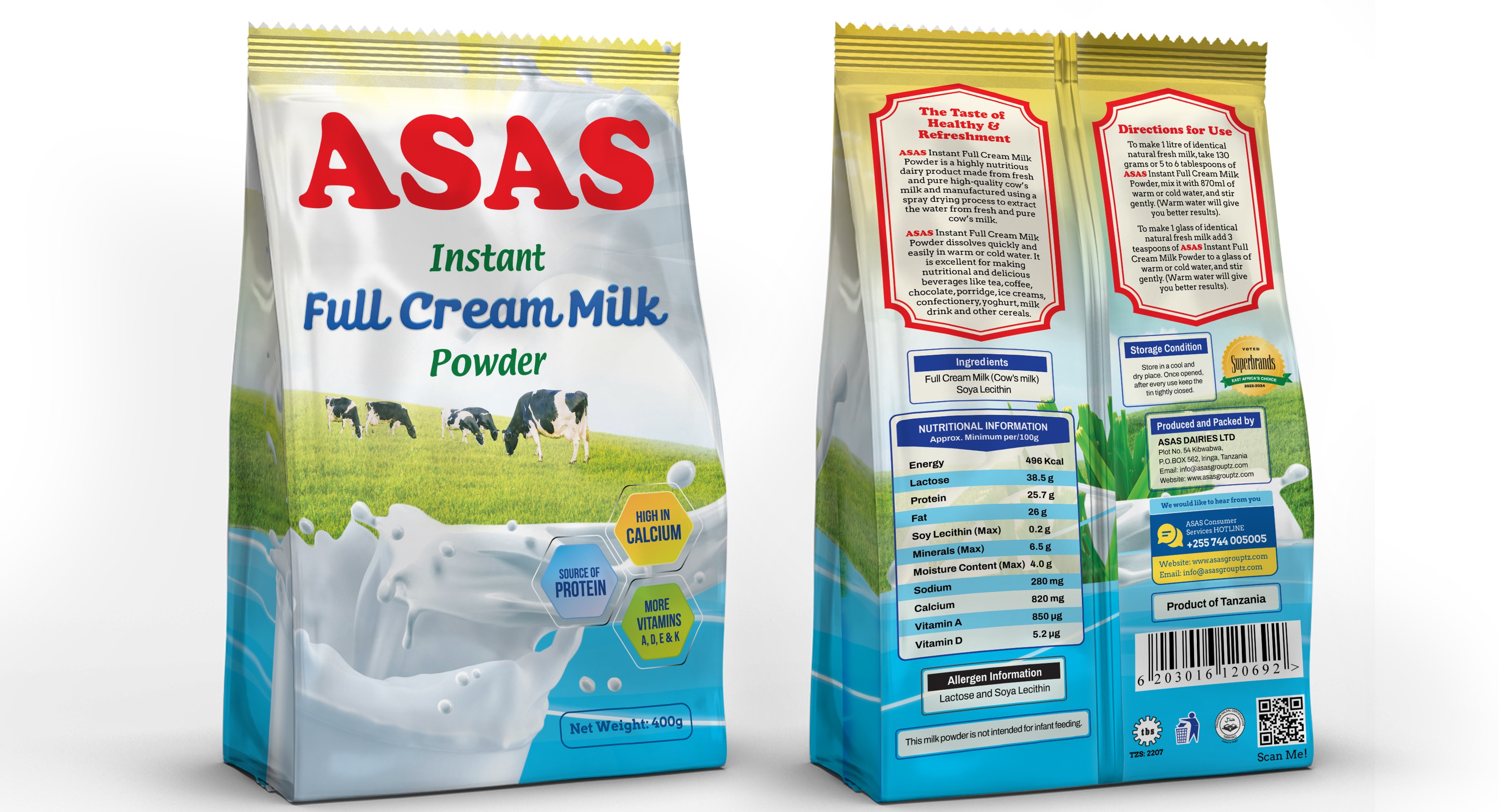 ASAS Full Cream Powder